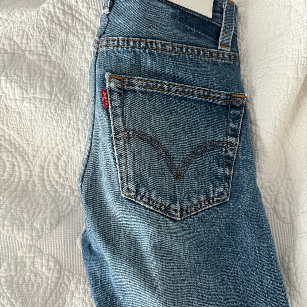 Levi’s ReDone Cropped Jeans Size 25 - Picture 5 of 7